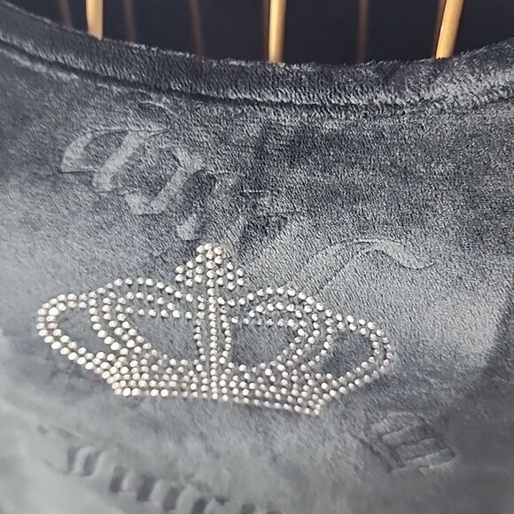 Juicy Couture Size S Nightgown Embossed Lettering Silver Studded Crown NWT - Picture 4 of 9